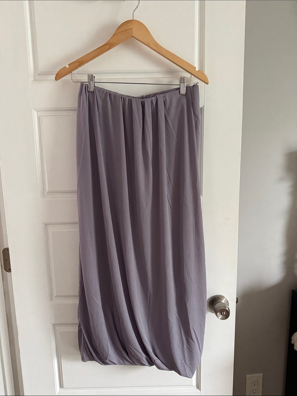 Zara Soft Lavender Maxi Skirt